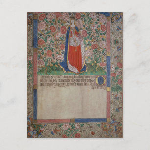 Carte Postale Elizabeth Woodville Queen Consort du roi Edward