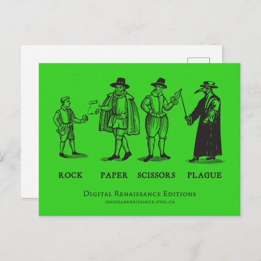 Carte postale Elizabethan Rules (Devant / Derrière)