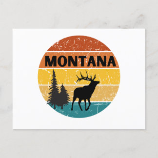 Carte Postale Elk dans le Montana