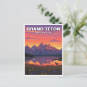 Carte Postale Elk dans le parc national de Grand Teton (Debout devant)