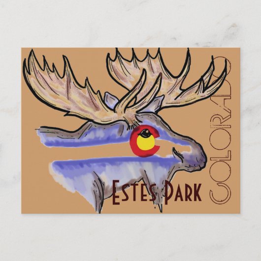 Carte postale Elk Estes Park Colorado (Devant)