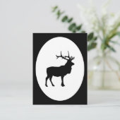 Carte Postale Elk Silhouette (Debout devant)