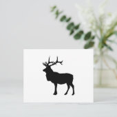 Carte Postale Elk Silhouette (Debout devant)