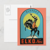 Carte postale Elko, Nevada (Devant / Derrière)