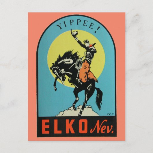 Carte postale Elko, Nevada (Devant)