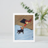 Carte Postale Elle A Pris Toto Par L'Oreille (Debout devant)