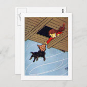 Carte Postale Elle A Pris Toto Par L'Oreille (Devant / Derrière)