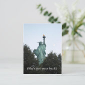 Carte Postale Elle a ton dos ! (Debout devant)