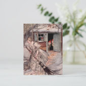 Carte Postale "Elle a trouvé des fraises mûres" par Arthur Rackh (Debout devant)