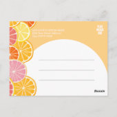 Carte Postale Elle a trouvé sa fête de douche nuptiale de rêve (Dos)