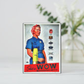 Carte Postale Elle A Wow (Debout devant)