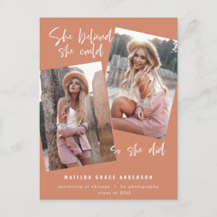 Carte Postale Elle croyait qu'elle pouvait pour qu'elle ait term