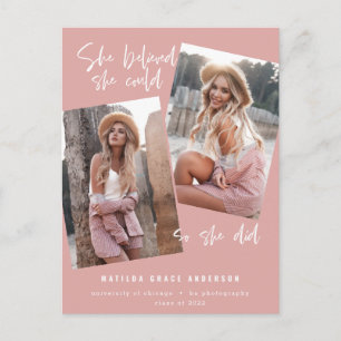 Carte Postale Elle croyait qu'elle pouvait pour qu'elle ait term
