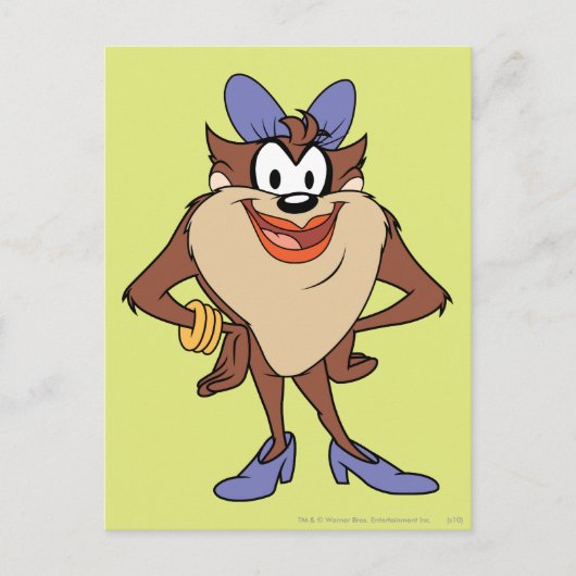 Carte Postale Elle-diable en couleur (Devant)