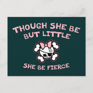 Carte Postale Elle Est Fierce