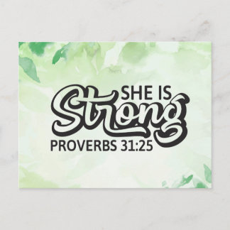 Carte Postale Elle est forte