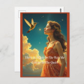 Carte postale - Elle est tombée amoureuse de l'apr (Devant / Derrière)