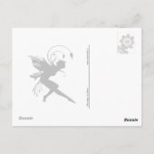 Carte Postale Elle neige (Dos)