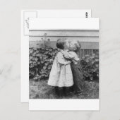 Carte Postale Elle obtient le penny, il obtient le baiser (Devant / Derrière)