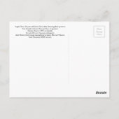 Carte Postale Elle persistait (Dos)