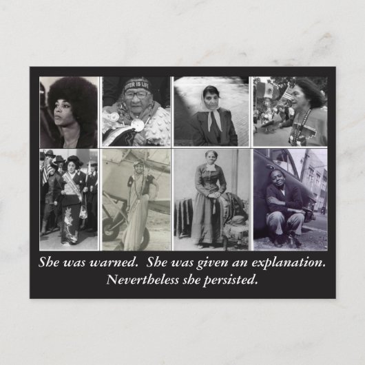 Carte Postale Elle persistait (Devant)