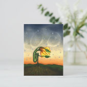 Carte Postale Elle rêve de jours ensoleillés (Debout devant)