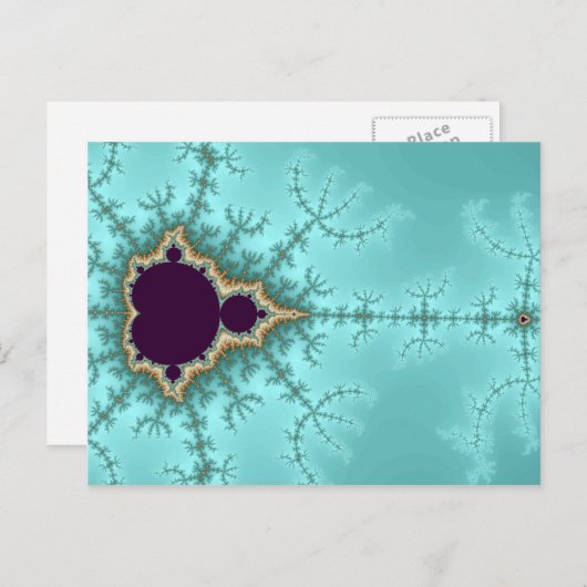 Carte Postale Elle se propage - Fractale (Devant / Derrière)