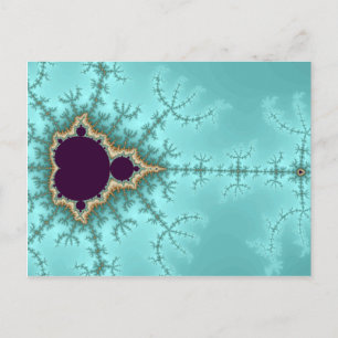 Carte Postale Elle se propage - Fractale