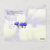 Carte Postale Elle Sera Bien Faite (Dos)