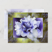 Carte Postale Elle Sera Louée (Devant / Derrière)