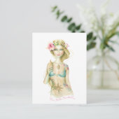 Carte Postale Elle Vend Des Coques De Mer (Debout devant)
