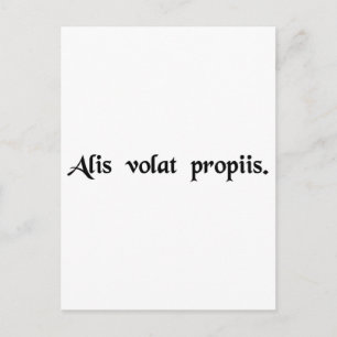 Carte Postale Elle vole avec ses ailes