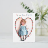 Carte Postale Ellen H. Clapsaddle : À Celui Que J'Aime (Debout devant)