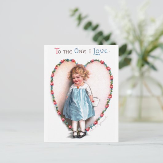 Carte Postale Ellen H. Clapsaddle : À Celui Que J'Aime (Debout devant)