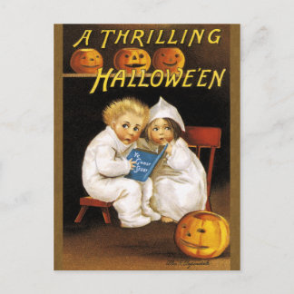 Carte Postale Ellen H. Clapsaddle : Halloween excitant