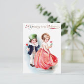 Carte Postale Ellen H. Clapsaddle : J'aime mon amour (Debout devant)