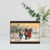 Carte Postale Ellen H. Clapsaddle : Vais-il venir (Debout devant)