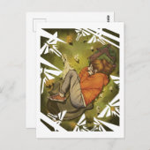 Carte Postale Ellie faisant une sieste (Devant / Derrière)