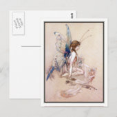 Carte Postale Ellie reçoit ses ailes par Warwick Goble (Devant / Derrière)