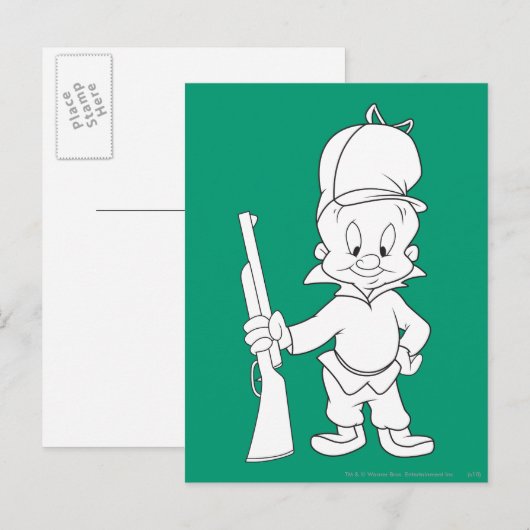 CARTE POSTALE ELMER FUDD™ (Devant / Derrière)