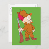 Carte Postale ELMER FUDD™ | Avec Un Arme À Arme (Devant / Derrière)
