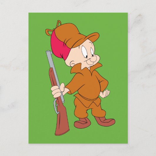 Carte Postale ELMER FUDD™ | Avec Un Arme À Arme (Devant)
