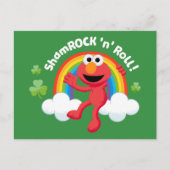 Carte Postale Elmo | Arc en arc-en-ciel shamrock 'n' (Devant)