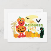 Carte Postale Elmo | Est-ce encore Halloween ? (Devant / Derrière)
