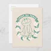 Carte Postale Elmo | Graphique floral Leave No Trace (Devant / Derrière)