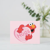 Carte Postale Elmo "Hugs" Valentine Heart Candy (Debout devant)