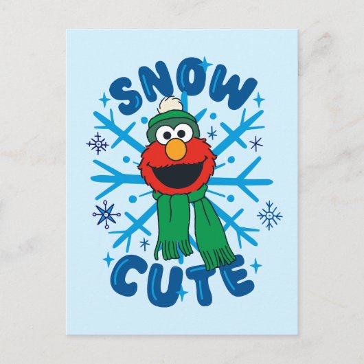 Carte Postale Elmo Neige Mignon (Devant)