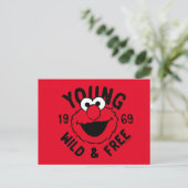 Carte Postale Elmo Skate Logo - Young, Wild & Free 1969 (Debout devant)