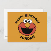 Carte Postale Elmo Smiling Face (Devant / Derrière)