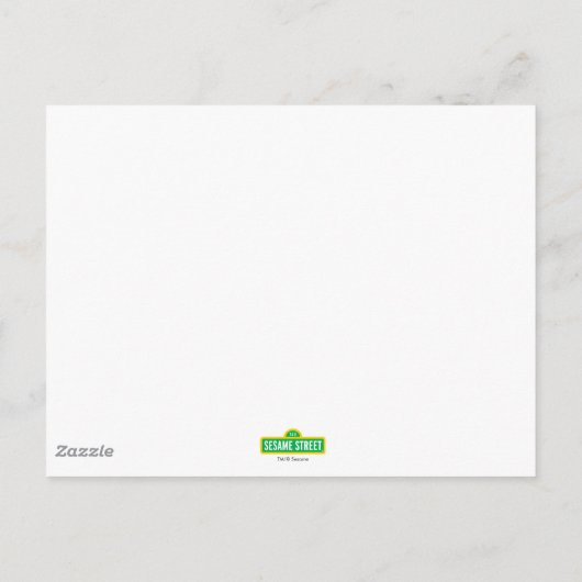 Carte Postale Elmo Smiling Face (Dos)